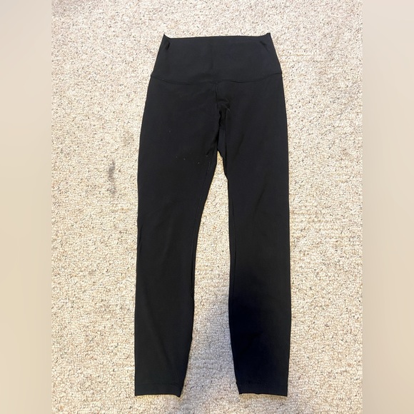 Lululemon Black High Rise Leggings Good Condition - Picture 1 of 3